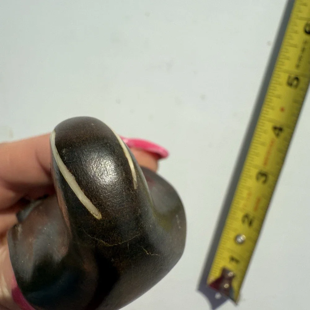 VTG Carved Wood Penguin‎ Ironwood Possibly